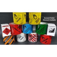 Dangerous Goods Labels (Paper & PVC Ripper)