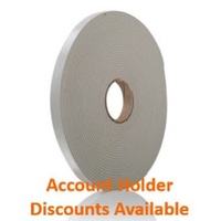 Grey Medium/Firm PVC Foam Tape  (1600)