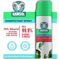 Ramsol Viruses & Germs Disinfectant Spray Kills 99.9% (Commercial Grade) 500g 70% Ethanol