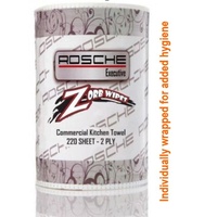 Commercial Kitchen Towel 220 Sheets ( AKA Double/Triple Domestic Rolls)