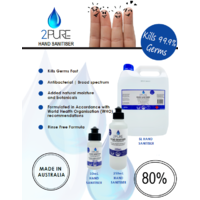 2Pure Hand Sanitiser Instant Solution 80% Range