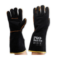 Welding Gloves - Black and Gold