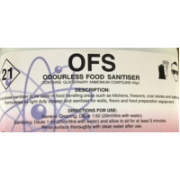 OFS Odourless Food Sanitiser No Rinse (Fogger Friendly)