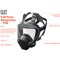 Large STS Full Face Respirator Mask - TPE  (Mask Only)