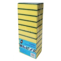 Commercial Grade Large Sponge with Scourer Combo