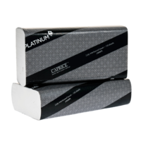 Platinum 2 Ply Interleaved Towel 24cm x 23cm (2400PL)