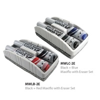 Eraser Set Maxiflo 2 Colours Bullet Point MWLB/C-2E Range (Set)