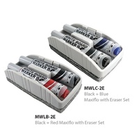 Eraser Set Maxiflo 2 Colours Bullet Point MWLB/C-2E Range (Set)