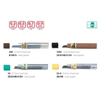 Super Hi-Polymer Refill Leads 300/100C/50/50-9 Range
