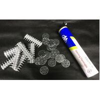 Gas Nailer Consumable Pack:- 800 x 25mm nails,   800 x 25 mm washers, 1 x Gas Canister
