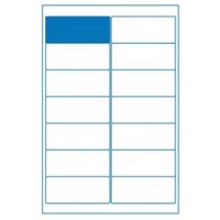 Laser Labels (105mm×36.9mm) 16UP per page (100 Sheets/1,600 Labels)