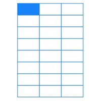 Laser Labels (70mm×35.7mm) 24UP per page (100 Sheets/2,400 Labels)