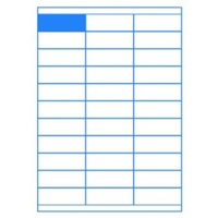 Laser Labels (70mm×25.1mm) 33UP per page (100 Sheets/3,300 Labels)