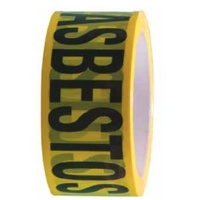 75mm x 100mtr Asbestos Warning Barrier Tape Range ( Non Adhesive)