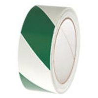 75mm x 100mtr Green/White Barrier Tape Range ( Non Adhesive)