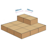Pallet Filling Cartons:- 380mm(L) x 380mm(W) x 300(H)