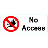 No Access (295mm x 100mm)