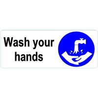 Wash Your Hands (245mm x 100mm)