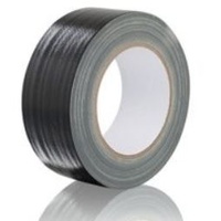 48mm x 25mtr Black Cloth Tape (Generic)