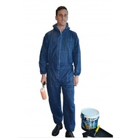 ECO PP Disposable Coveralls, Blue - Extra Large
