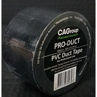 0.13mm/CA Group PVC Sealing/Joining Tape Black 48mm x 30mtr