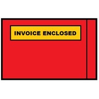 (E165INVRED) Red 165mm x 115mm(opening). 1,000/box