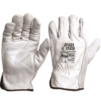 Natural Leather Rigger Gloves - Large