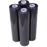 Black Blown Hand Stretch 23um x 3kgs rolls (HSWB23BLK-3KG)