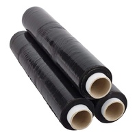 WPS's Own Premium Black Hand Stretchwrap (Cast)  23um Extra Stretch 500mm x 325m (HSWC23BLKE)