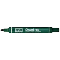 Pentel Permanent Marker (N50-D) Bullet/Green