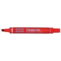 Pentel Permanent Marker (N60-B) Chisel/Red