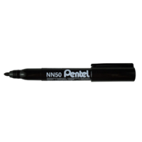 Pentel Permanent Marker (NN50-A) Bullet/Black