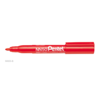 Pentel Permanent Marker (NN50-B) Bullet/Red