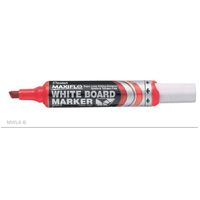 Maxiflow White Board Marker 3-7mm Chisel Point (MWL6-B) Red
