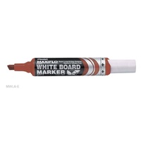 Maxiflow White Board Marker 3-7mm Chisel Point (MWL6-E) Bronze