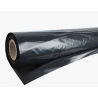 1,000mm/2,000mm (Centrefold) x 100um thick x 100m x 18.5kgs Black Remill Builders Film