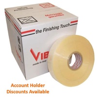 Vibac Natural Rubber 48mm x 1,000mtr Clear (PTV48X1000C)