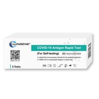 Clungene Rapid Antigen Lateral Flow Covid-19 Nasal Swab Rat Test Pack 5 test