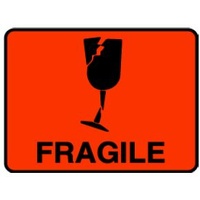 Fragile Ripper Labels (72mm x 100mm) 500pcs