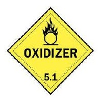 "Oxidizer 5.1" PVC/Ripper Label 100mm x 96mm x 50mtr (500pcs)