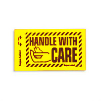 Handle With Care - Fluro Yellow