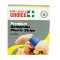 Detectable Adhesive Blue Strip Pack 50