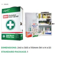 Workplace First Aid Kit (MW1) - Wall Mount Metal Case