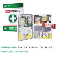 Workplace First Aid Kit (MW1) - Wall Mount ABS Plastic