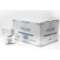 Ultrasoft Interleaved 2 Ply Toilet Tissue 250 Sheets/36Packs (245CW)